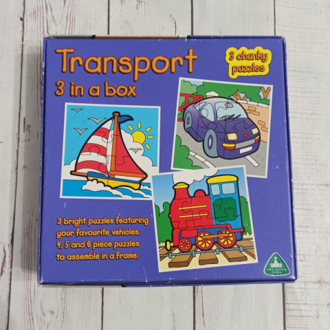 TRANSPORT 3 in a box puzzle