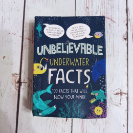 Unbelievable Underwater Facts - karty z faktami o podwodnym świecie