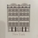 Drewniana podkładka/obrazek New York
