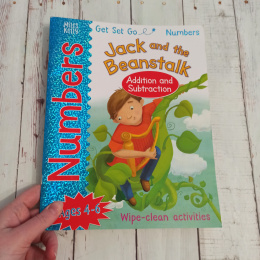 Jack and the Beanstalk - książeczka do nauki liczenia z suchościeralnymi stronami