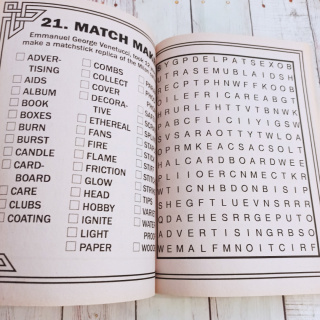 LARGE PRINT WORDSEARCH - wykreślanka z kategoriami słów