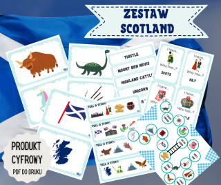 SCOTLAND - zestaw materiałów PDF po angielsku