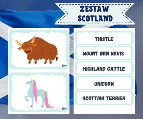 SCOTLAND - zestaw materiałów PDF po angielsku