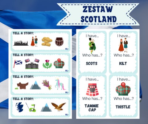 SCOTLAND - zestaw materiałów PDF po angielsku