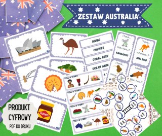 AUSTRALIA - zestaw materiałów PDF po angielsku