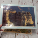 Dwustronna fotografia/mata Grand Canyon + roślinność i zwierzęta (niebieskie obramowanie)