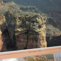 Dwustronna fotografia/mata Grand Canyon + roślinność i zwierzęta (pomarańczowe obramowanie)