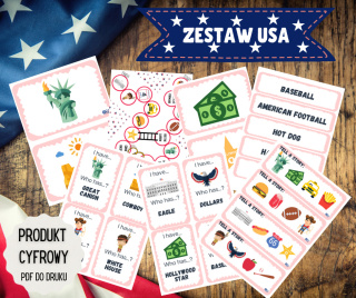 USA - zestaw materiałów PDF po angielsku