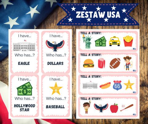 USA - zestaw materiałów PDF po angielsku