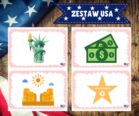 USA - zestaw materiałów PDF po angielsku