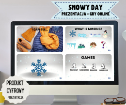 SNOWY DAY - prezentacja + gry interaktywne