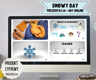 SNOWY DAY - prezentacja PDF + gry interaktywne