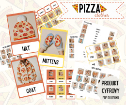 Pizza Clothes - zestaw do druku + karty pracy PDF + gry online