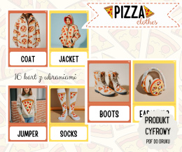 Pizza Clothes - zestaw do druku + karty pracy PDF + gry online