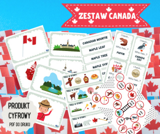 CANADA - zestaw materiałów PDF po angielsku