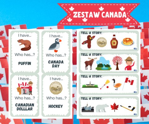 CANADA - zestaw materiałów PDF po angielsku