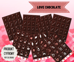 LOVE CHOCOLATE na Walentynkowy Speaking - plik PDF