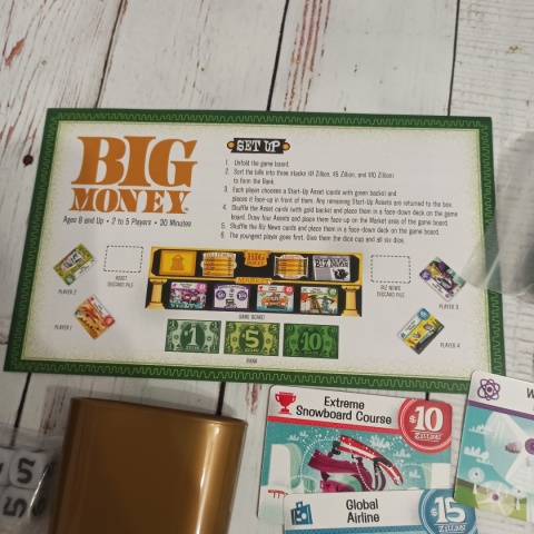 BIG MONEY GAME - gra w wzbogacanie się + słownictwo miejsca w mieście NOWA