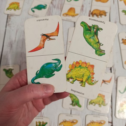 Dinosaur dominoes VINTAGE - ORCHARD TOYS