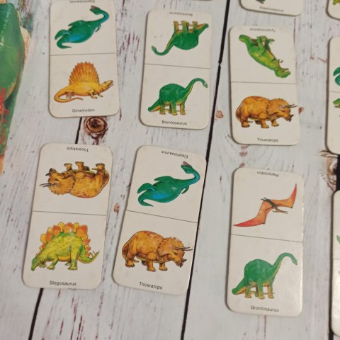 Dinosaur dominoes VINTAGE - ORCHARD TOYS