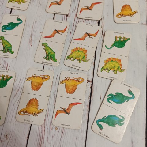 Dinosaur dominoes VINTAGE - ORCHARD TOYS