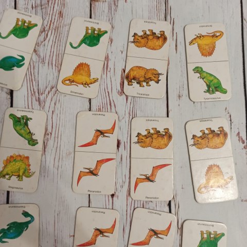 Dinosaur dominoes VINTAGE - ORCHARD TOYS