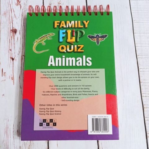 Family FLIP QUIZ Animals + Plants - over 2000 questions and answers CLIL, dwujęzyczność