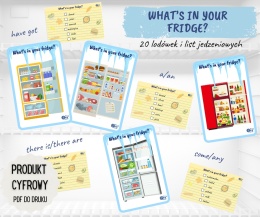 Karty do gry "What's in your fridge?" wersja angielska pdf