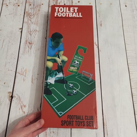 Toilet Football - duże boisko 108x70 cm - gadżet na zajęcia NOWY