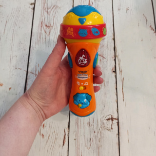 Vtech Muzyczny mikrofonik Z DŹWIĘKAMI ZWIERZĄT I PIOSENKAMI