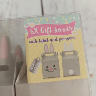 Zestaw 6 gift boxów - ZAJĄCZEK - NOWY