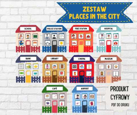 Zestaw PLACES IN THE CITY w pliku PDF