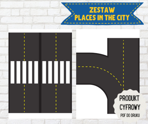 Zestaw PLACES IN THE CITY w pliku PDF