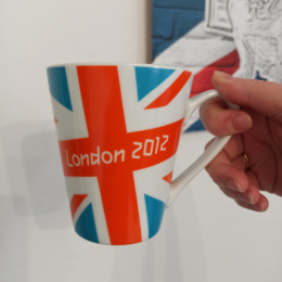 KUBEK FLAGA Wielkiej Brytanii Igrzyska Olimpijskie Union Jack London 2012