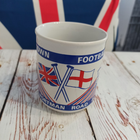 KUBEK Ipswich Town Football Club Vintage - flaga UK + Anglii