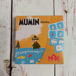 Mumin Domino 2 w 1 - bohaterowie bajki Muminki + tradycyjne domino