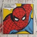 Obraz Spiderman - With Great Power Comes Great Responsibility 30x30cm