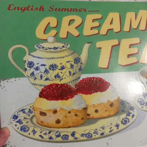 Podkładka/Plakat English Summer Cream Teas - brytyjska herbatka