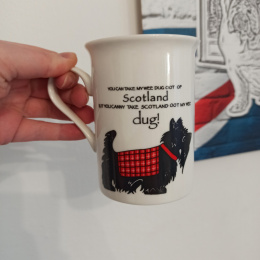Porcelanowy Scotland Kubek Szkocki Terier