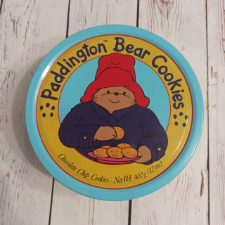 Stara Puszka kolekcjonerska Paddington Bear Cookies 20x8 cm