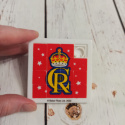 Układanka z symbolem Króla Karola III (trzy kolory do wyboru) NOWA