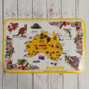 Australia Mata/Plansza plastikowa z mapą i symbolami