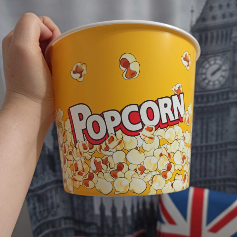 DUŻY kubeł do losowania POP CORN DUŻY kubeł do losowania POP CORN