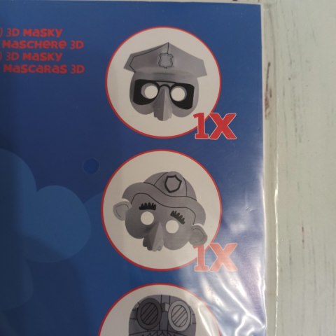 Zestaw 4 masek DIY zawody Zestaw 4 masek DIY zawody