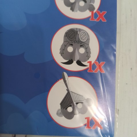 Zestaw 4 masek DIY zawody Zestaw 4 masek DIY zawody
