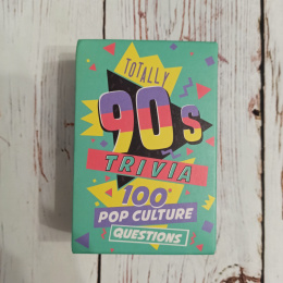 90's Trivia 100 POP Culture Questions Card Game
