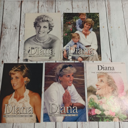 Diana - The People's Princess + The Unseen Photographs zestaw 7 magazynów + dodatkowy artykuł i zdjęcie