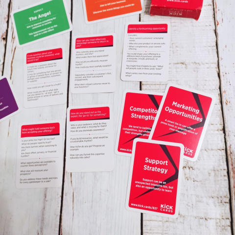 Kick Cards for a Better Business - angielski w biznesie speaking