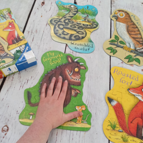 Duże Puzzle The Gruffalo - 4 in 1