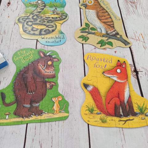 Duże Puzzle The Gruffalo - 4 in 1